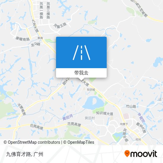 九佛育才路地图