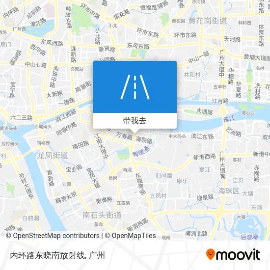 内环路东晓南放射线地图