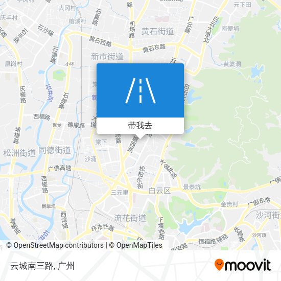 云城南三路地图