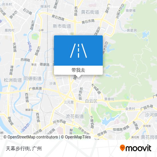 天幕步行街地图
