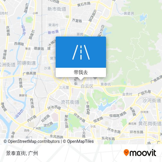 景泰直街地图