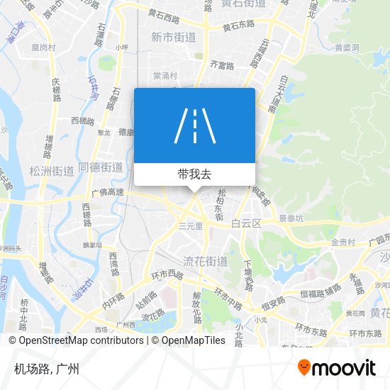 机场路地图