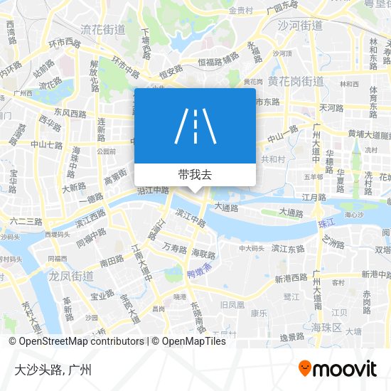 大沙头路地图
