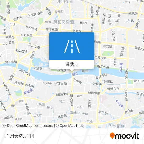 广州大桥地图