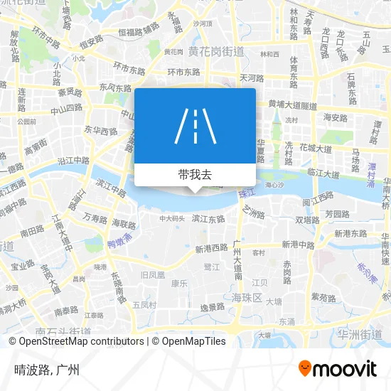 晴波路地图