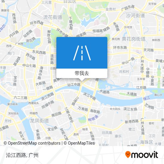 沿江西路地图