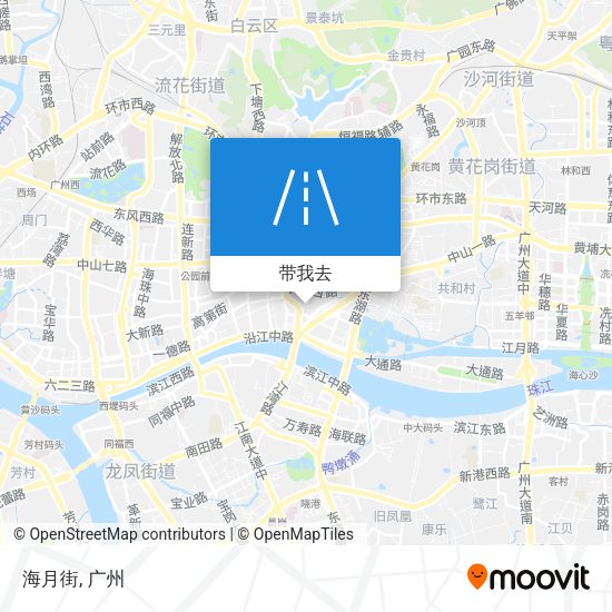 海月街地图