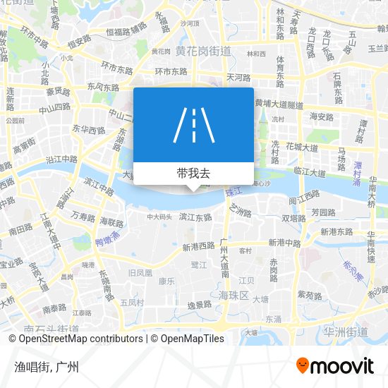渔唱街地图