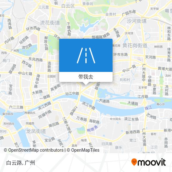 白云路地图