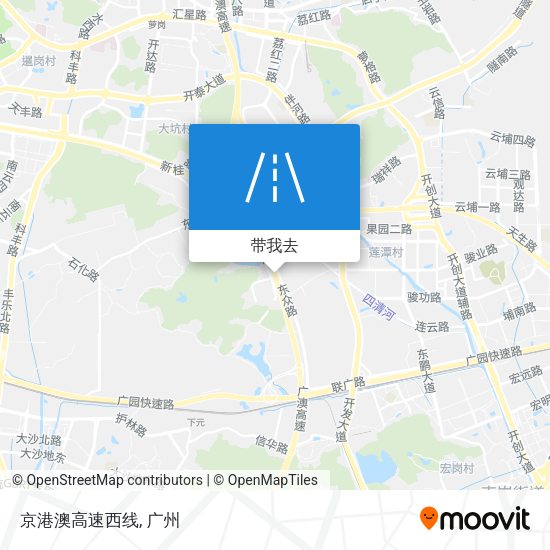 京港澳高速西线地图