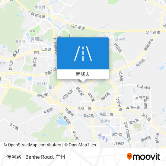 伴河路 - Banhe Road地图