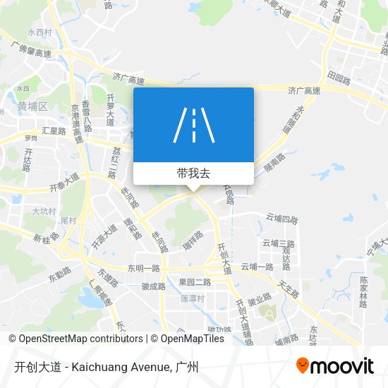 开创大道 - Kaichuang Avenue地图