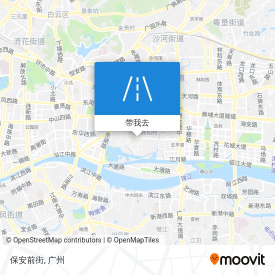 保安前街地图