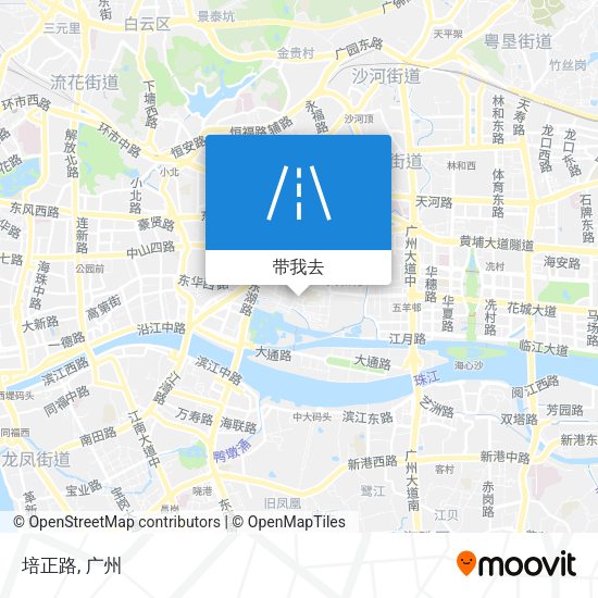 培正路地图