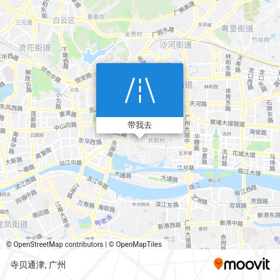 寺贝通津地图