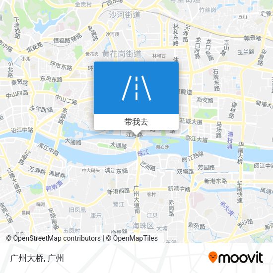 广州大桥地图