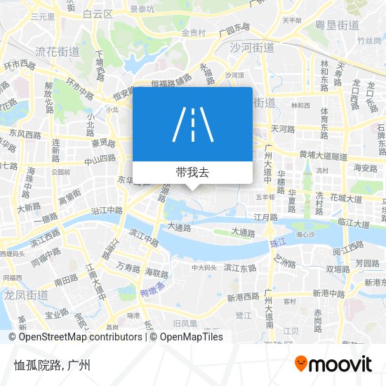恤孤院路地图
