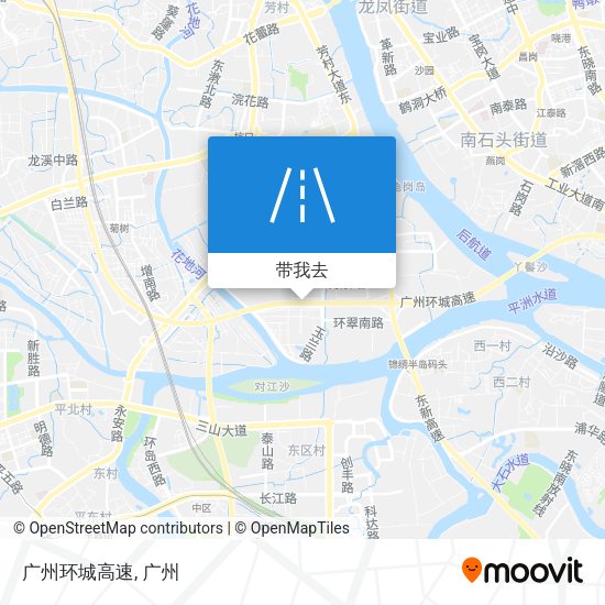 广州环城高速地图