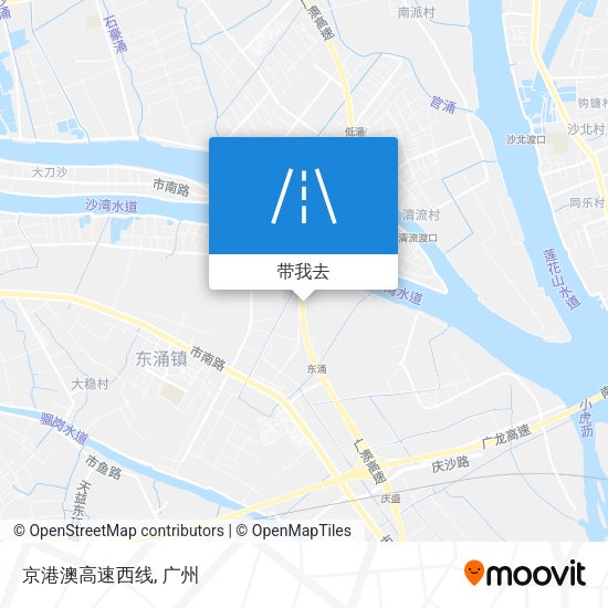 京港澳高速西线地图