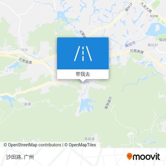 沙田路地图