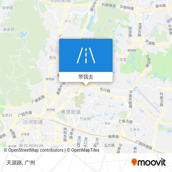 天源路地图