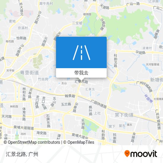 汇景北路地图