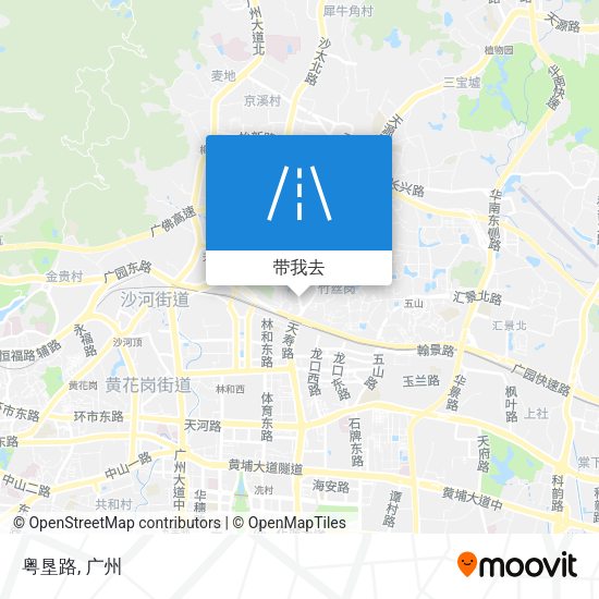 粤垦路地图