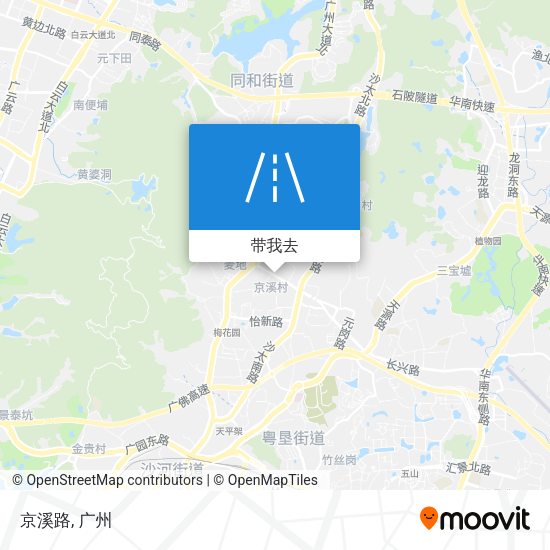 京溪路地图