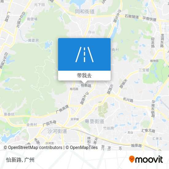 怡新路地图