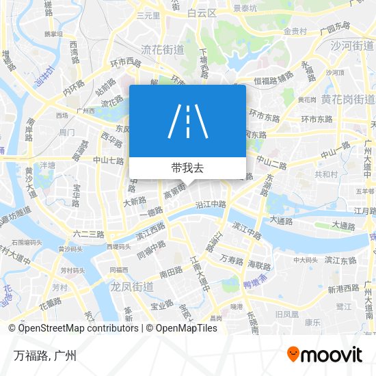 万福路地图