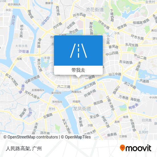 人民路高架地图
