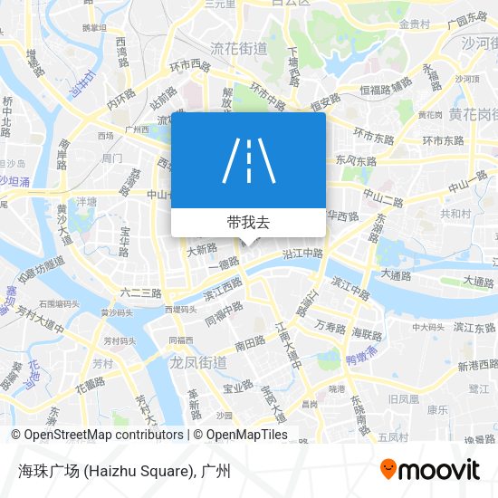 海珠广场 (Haizhu Square)地图