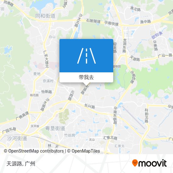 天源路地图