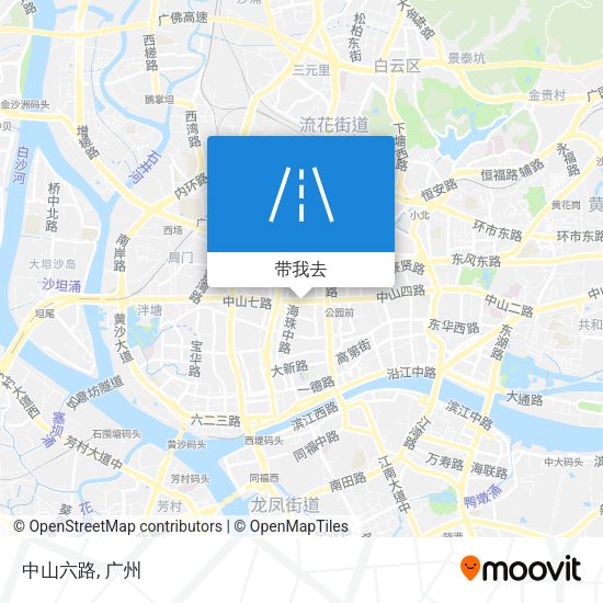 中山六路地图