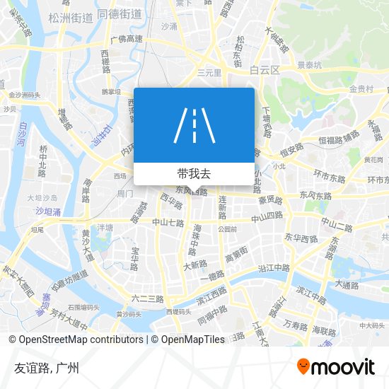 友谊路地图