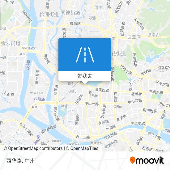 西华路地图
