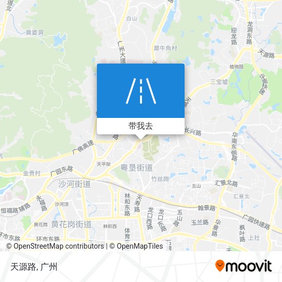 天源路地图