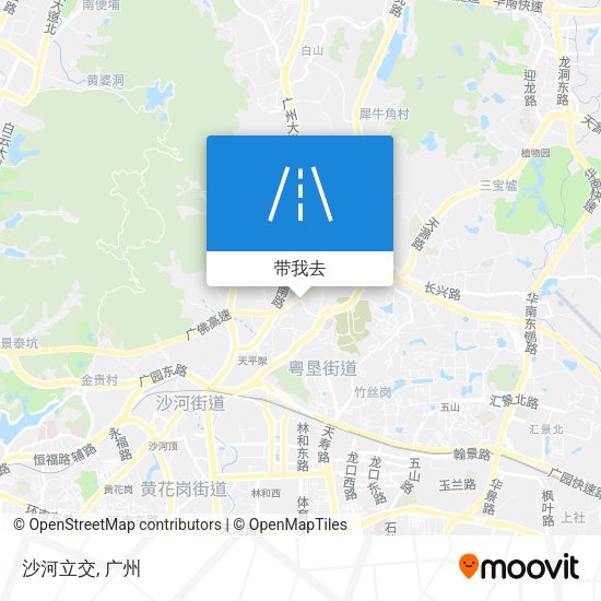 沙河立交地图