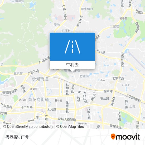 粤垦路地图