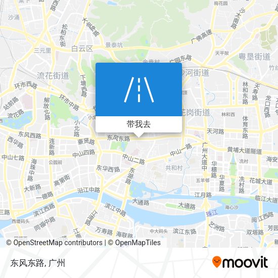 东风东路地图