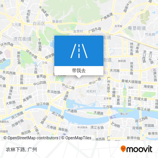 农林下路地图