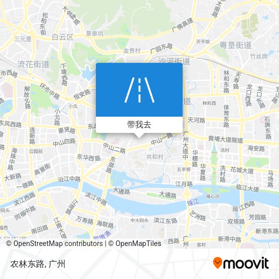 农林东路地图
