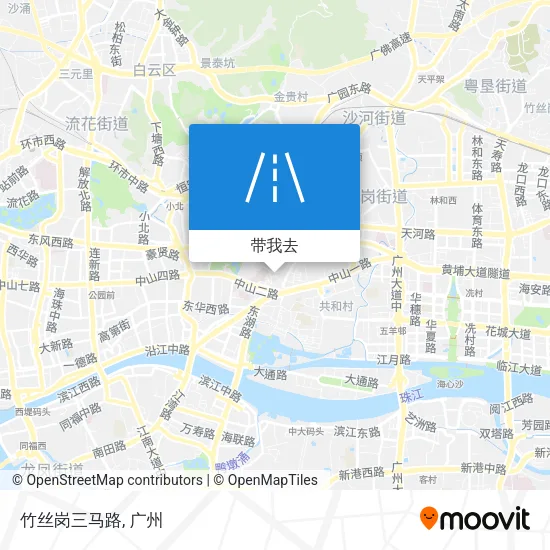 竹丝岗三马路地图