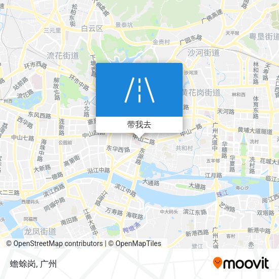 蟾蜍岗地图