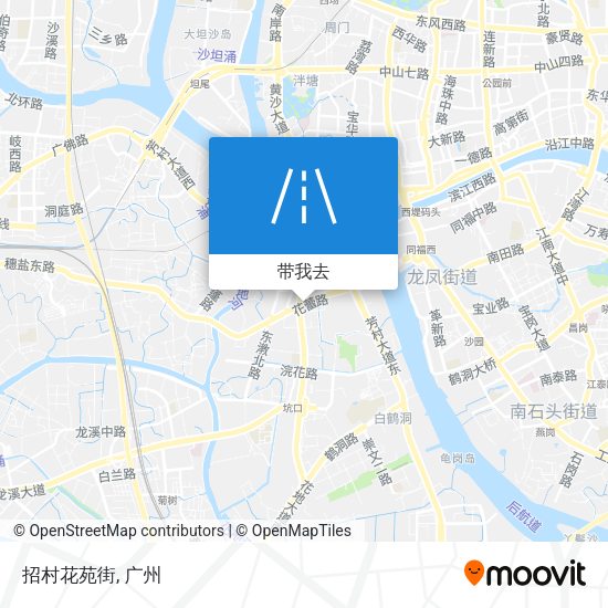 招村花苑街地图