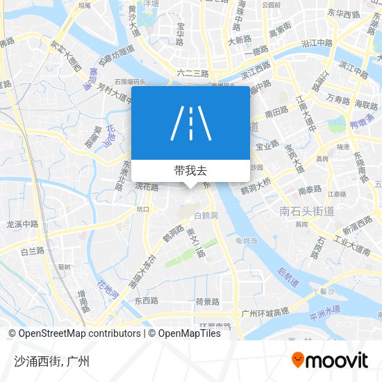沙涌西街地图