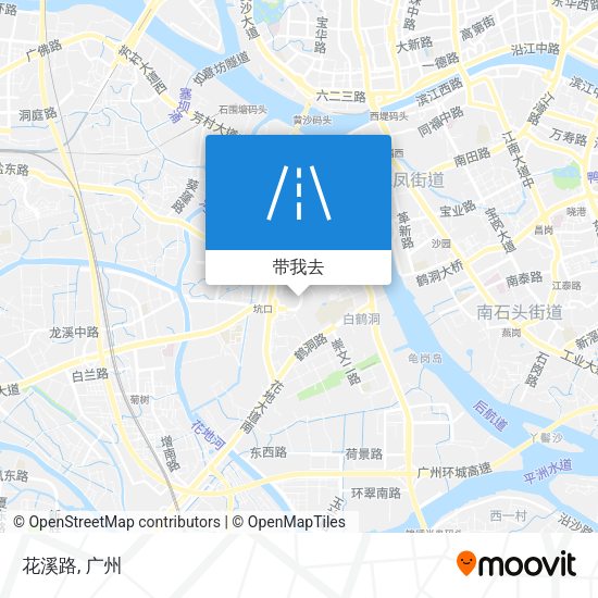 花溪路地图