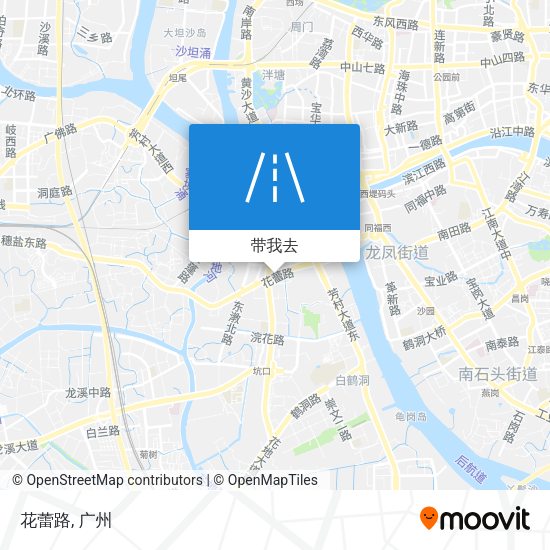 花蕾路地图