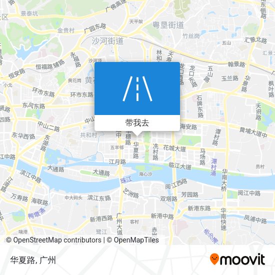 华夏路地图