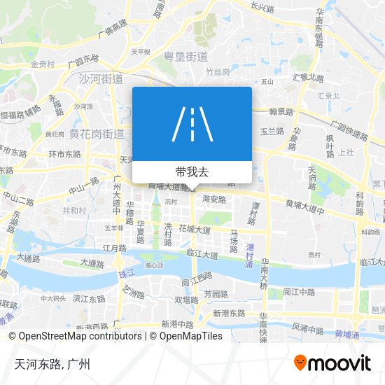 天河东路地图